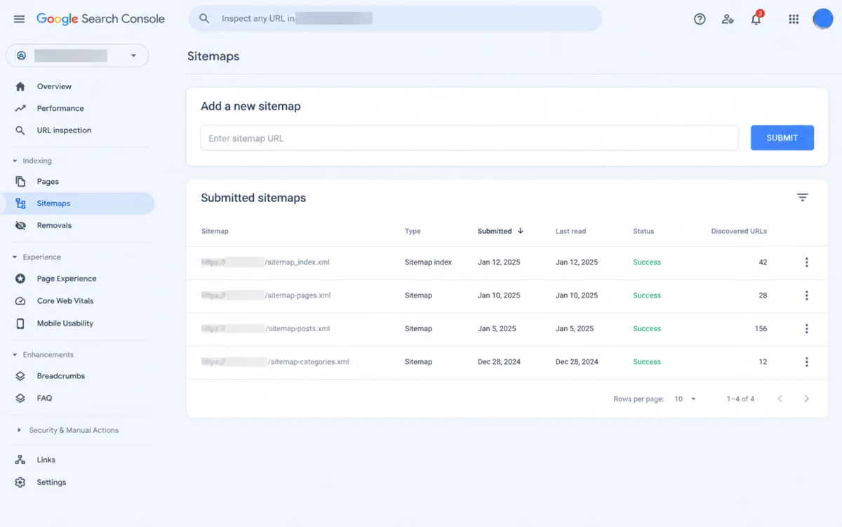 ارسال Sitemap به گوگل